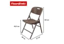 Floordirekt Klappstuhl Niigata 2er Set Rattan-Optik Bild 1