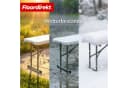 Floordirekt Gartenbank Chiba Klappbar 183 cm Weiß Bild 5