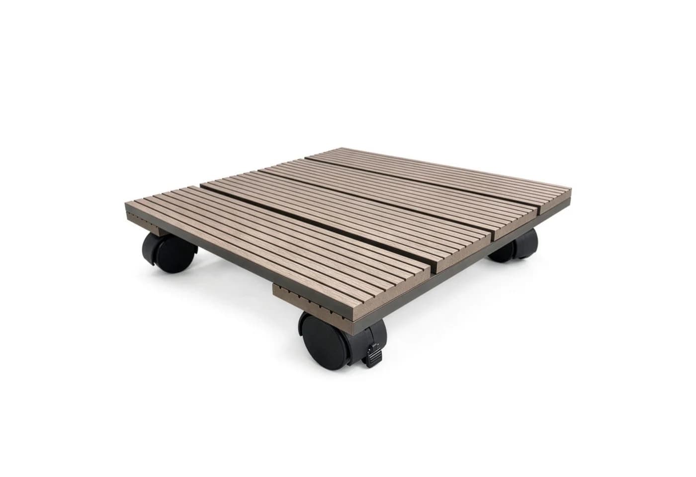 Floordirekt Pflanzenroller Marquis WPC 30x30 cm mit Bremse - Bild 2