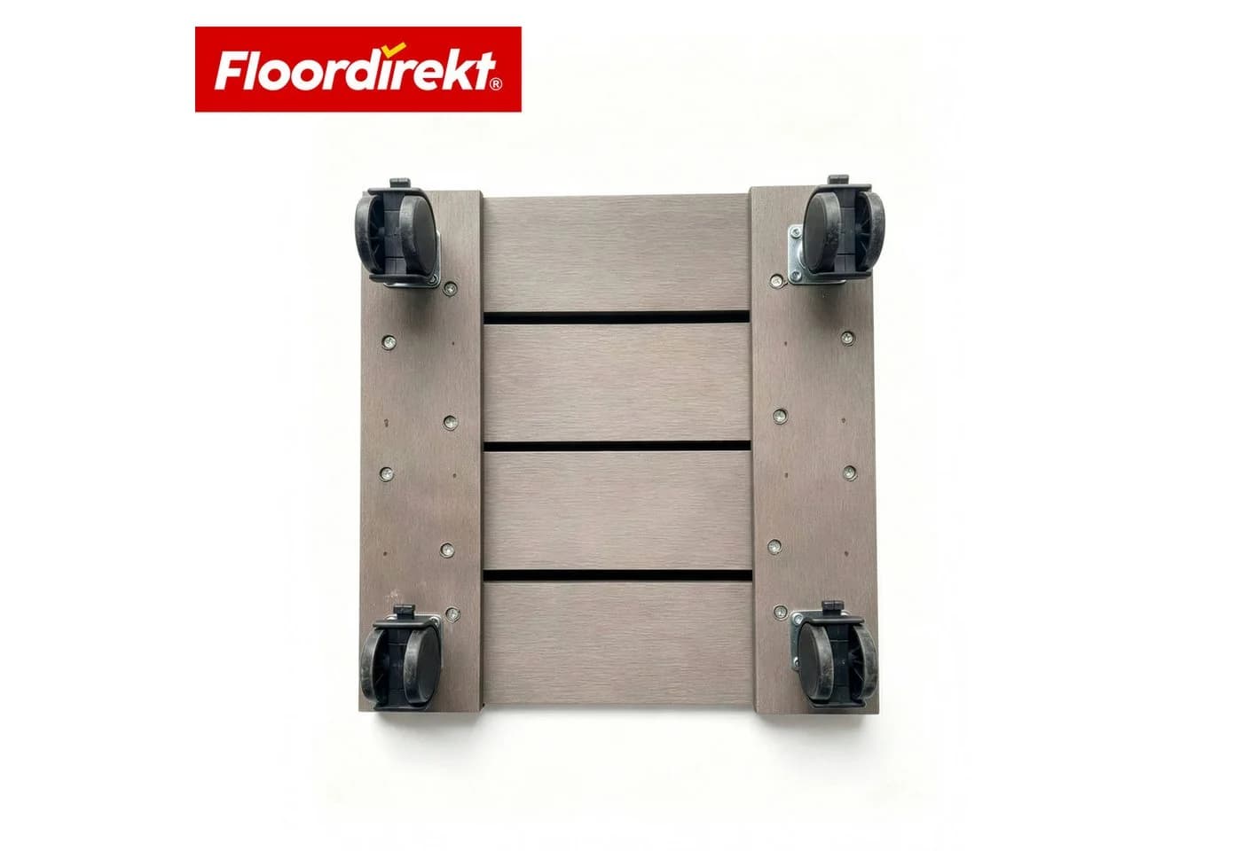 Floordirekt Pflanzenroller Marquis WPC 30x30 cm mit Bremse - Bild 3