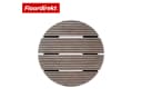 Floordirekt Pflanzenroller Countess WPC rund braun mit Bremse Bild 4