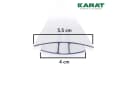 Karat Doppelstegplatte Verbindungsprofil H-Profil Polycarbonat Bild 3