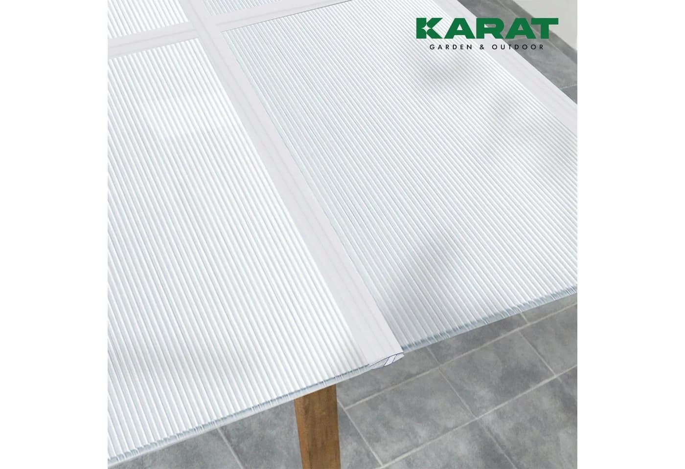 Karat Doppelstegplatte Verbindungsprofil H-Profil Polycarbonat - Bild 5