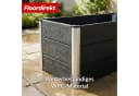 Floordirekt Hochbeet Paros Anthrazit WPC Bild 4