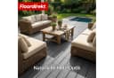 Floordirekt Terrassendielen WPC Komplettset Crown 220cm Holzoptik Schwarz Bild 4
