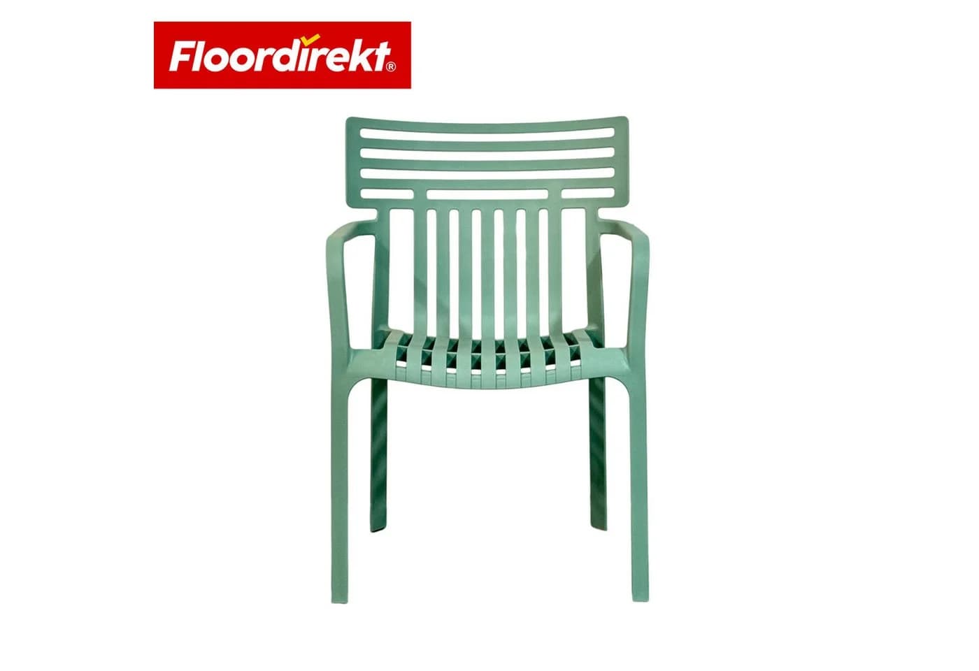 Floordirekt Gartenstuhl Terrano stapelbar grün Kunststoff - Bild 5