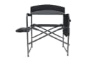 Spetebo Campingstuhl XXL mit Klapptisch & Taschen Schwarz Bild 3