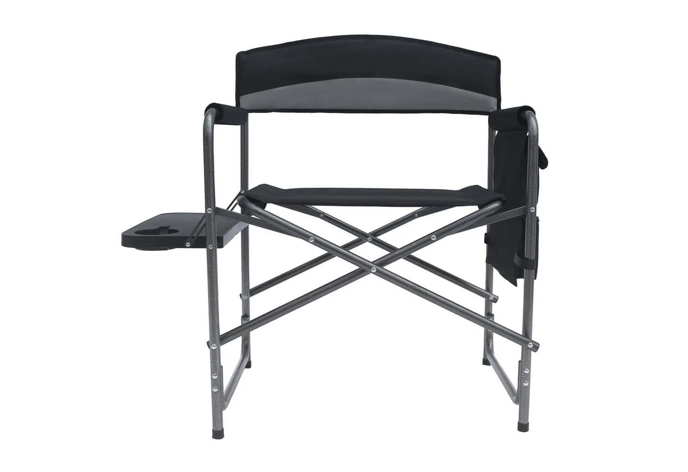 Spetebo Campingstuhl XXL mit Klapptisch & Taschen Schwarz - Bild 3