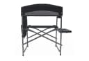 Spetebo Campingstuhl XXL mit Klapptisch & Taschen Schwarz Bild 4