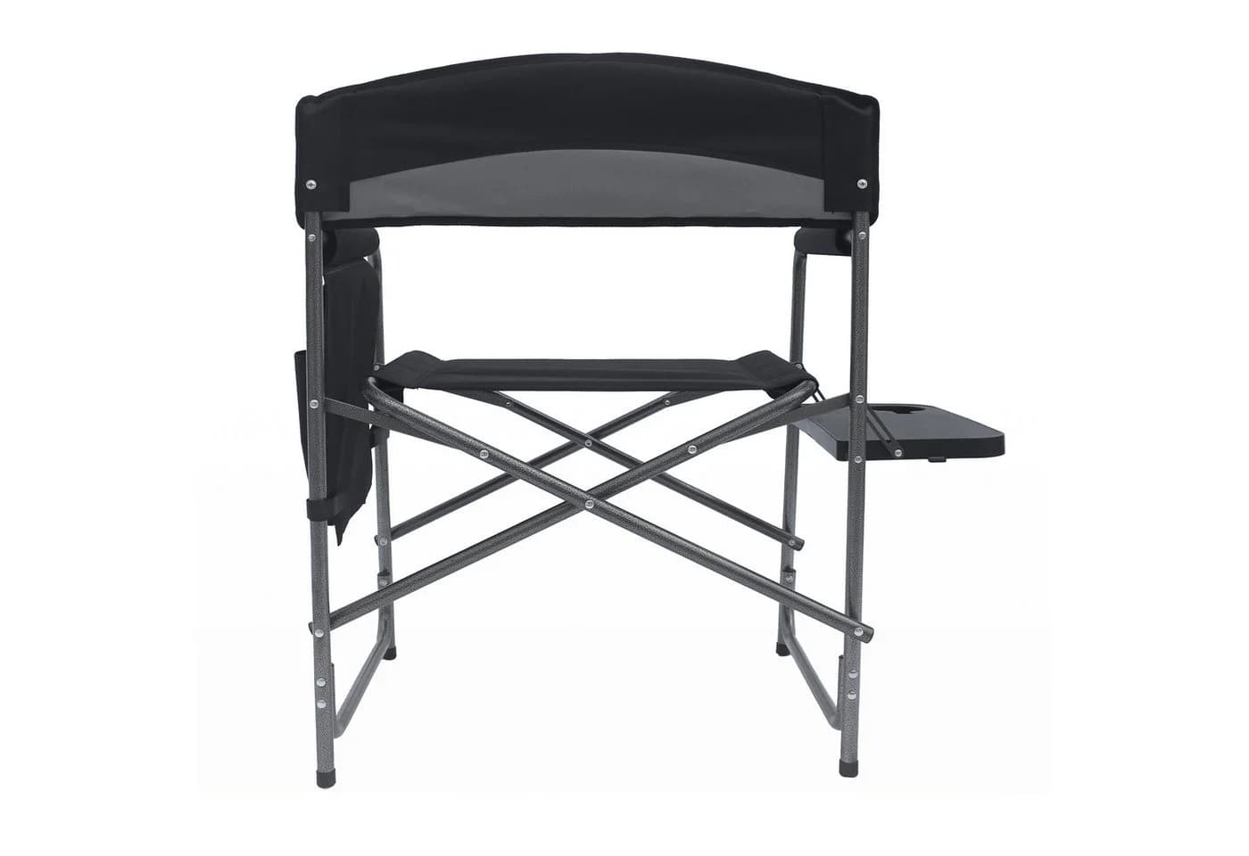 Spetebo Campingstuhl XXL mit Klapptisch & Taschen Schwarz - Bild 4