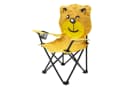 Spetebo Campingstuhl Kinder Campingstuhl mit Getränkehalter, Bär, Gelb Bild 2