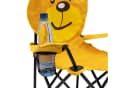 Spetebo Campingstuhl Kinder Campingstuhl mit Getränkehalter, Bär, Gelb Bild 4