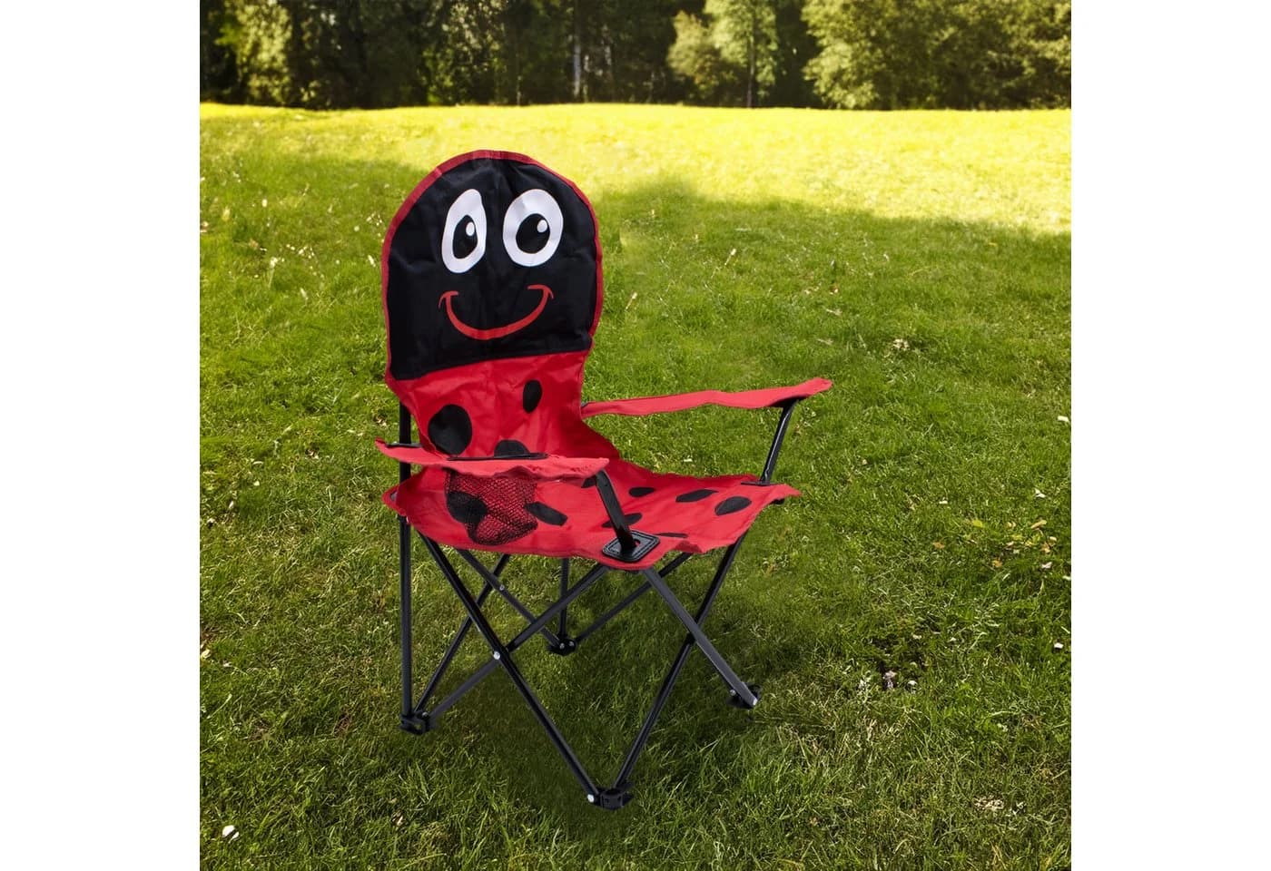 Spetebo Kinder Campingstuhl Klappbar mit Getränkehalter und Tragetasche - Bild 5