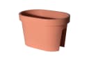 Spetebo Blumentopf Terracotta Kunststoff Pflanzkasten zum Einhängen Bild 2