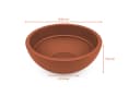 Spetebo Pflanzschale rund 39 cm Terracotta Kunststoff Bild 1