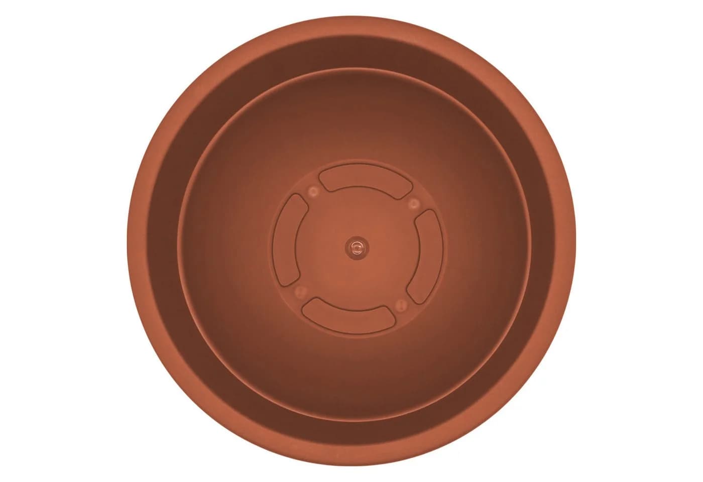 Spetebo Pflanzschale rund 39 cm Terracotta Kunststoff - Bild 5