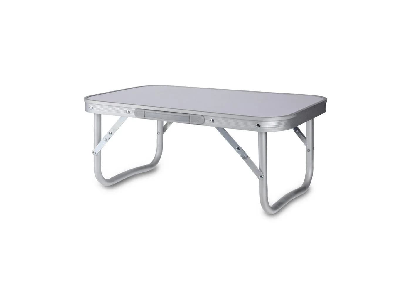 Spetebo Campingtisch Klappbar Aluminium Weiß Silber - Bild 2