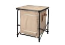 Spetebo 2-in-1 Campingtisch Stoff Campingschrank Beige Faltbar Bild 3
