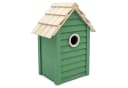 Spetebo Nistkasten Holz Vogelhäuschen Grün zum Hinstellen Bild 2
