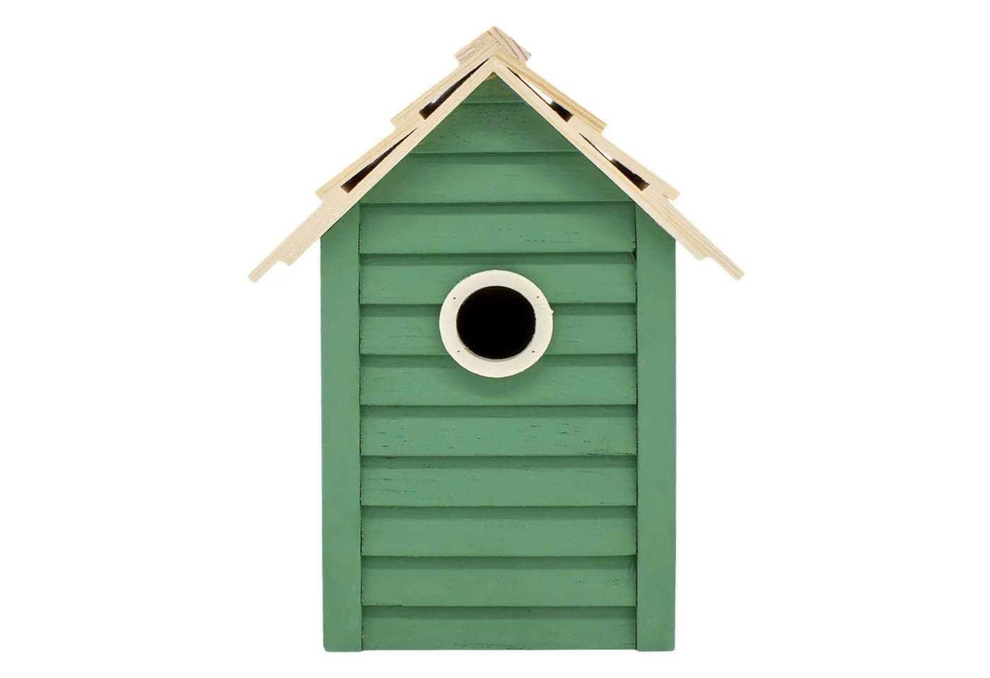 Spetebo Nistkasten Holz Vogelhäuschen Grün zum Hinstellen - Bild 3