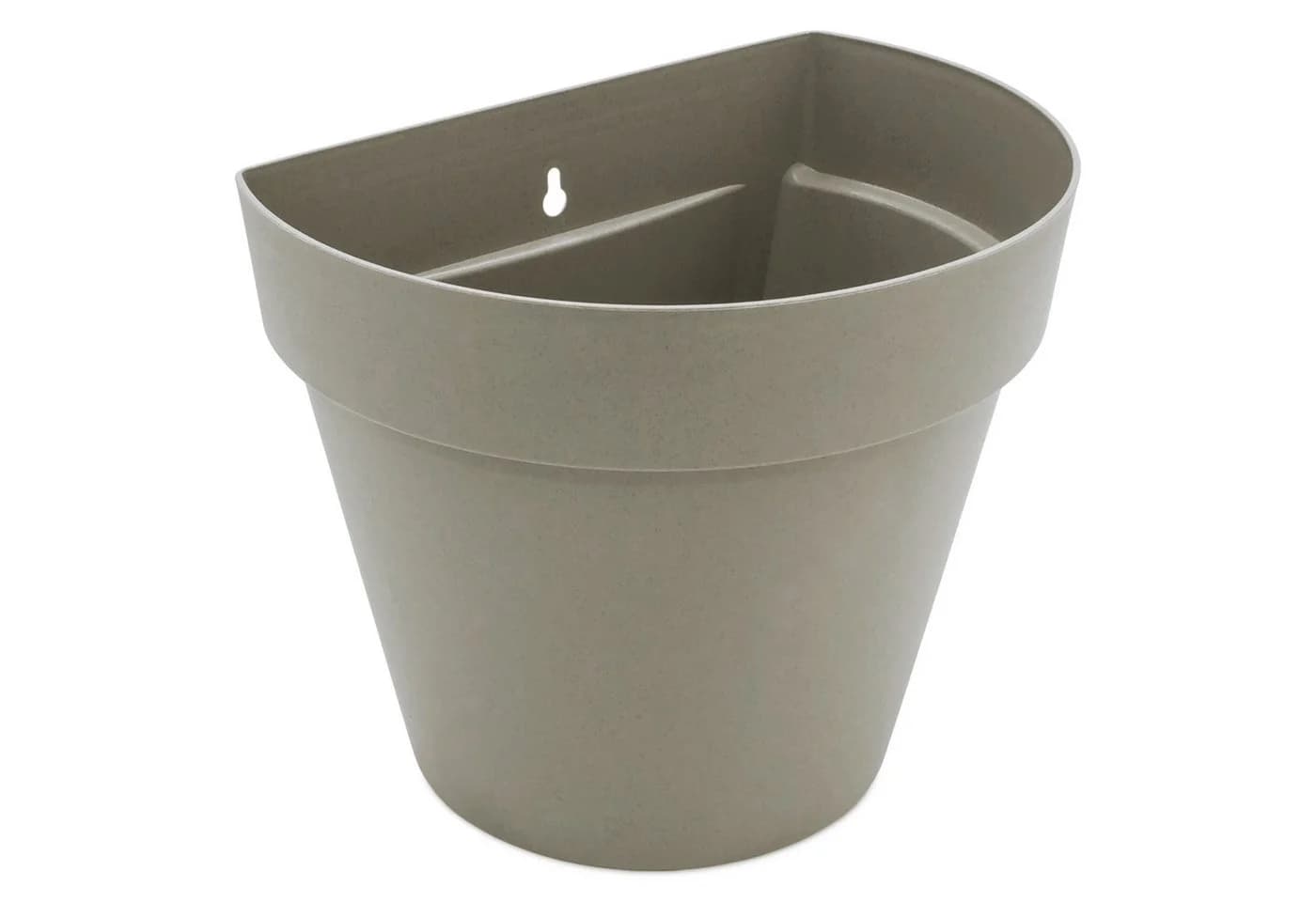 Spetebo Blumenkasten Kunststoff Wand Blumentopf 28x20cm Sand - Bild 2