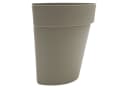 Spetebo Blumenkasten Kunststoff Wand Blumentopf 28x20cm Sand Bild 4