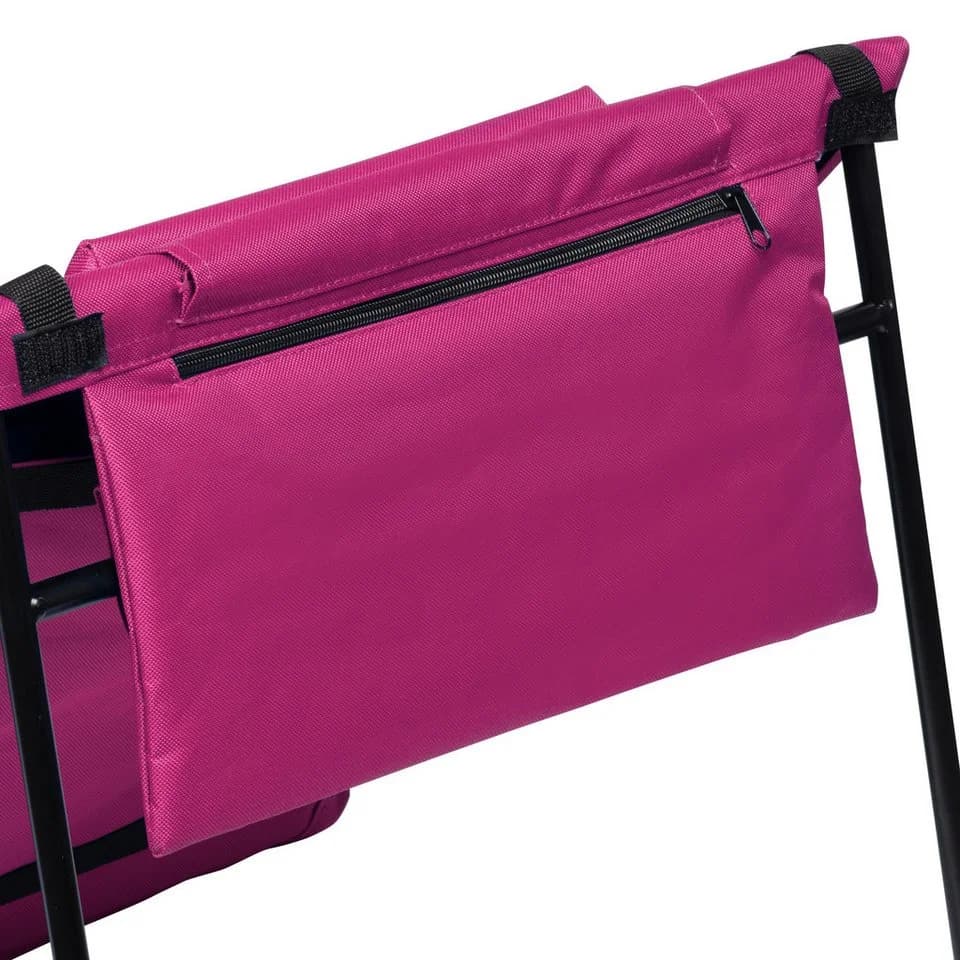 Spetebo Strandmatte 2er Set Klappbar mit verstellbarer Rückenlehne Rosa - Bild 4