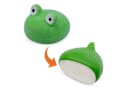 Spetebo Teichfigur Frosch Set 2-tlg. Grün Porzellan Schwimmdeko Bild 5
