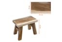 Spetebo Blumenbank Teakholz Landhausstil Bild 1