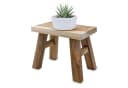 Spetebo Blumenbank Teakholz Landhausstil Bild 2