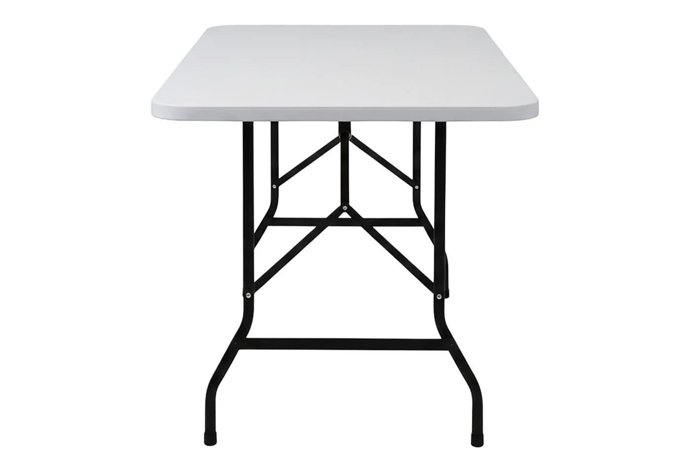 Spetebo Klapptisch XL Weiß Stahlgestell Campingtisch - Bild 5