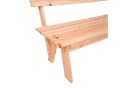 Spetebo Gartenbank Massivholz 3-Sitzer mit Rückenlehne Bild 5