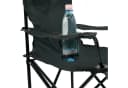 Spetebo Camping-Sitzgruppe 3-teilig Schwarz mit Klapptisch Bild 5