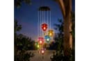 Spetebo Solar Windspiel mit 6 bunten Heißluftballons und Flammeneffekt Bild 2