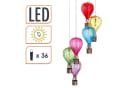 Spetebo Solar Windspiel mit 6 bunten Heißluftballons und Flammeneffekt Bild 3