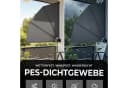 paramondo Sichtschutzfächer Anthrazit mit Wandhalter Bild 3