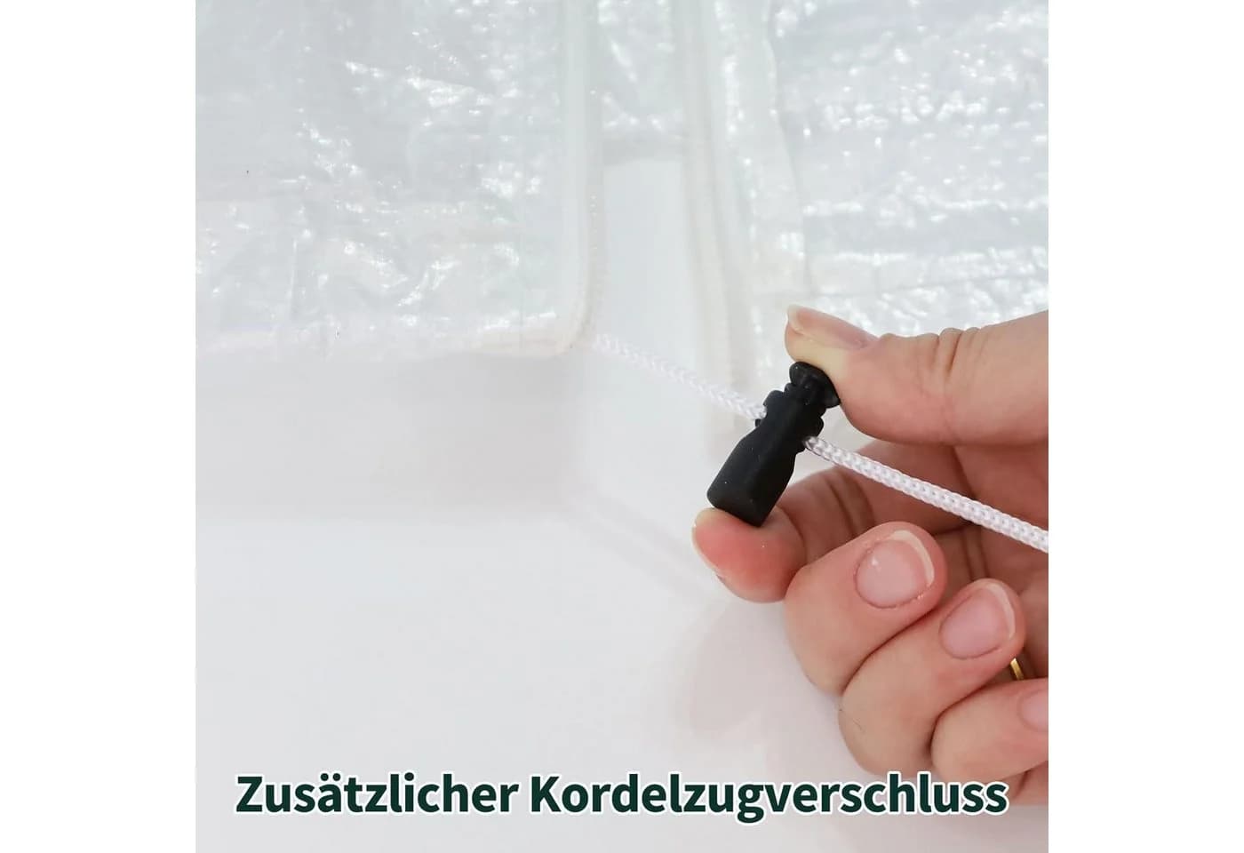 LuxusKollektion Strandkorb-Schutzhülle Transparent Wasserdicht UV-beständig - Bild 5