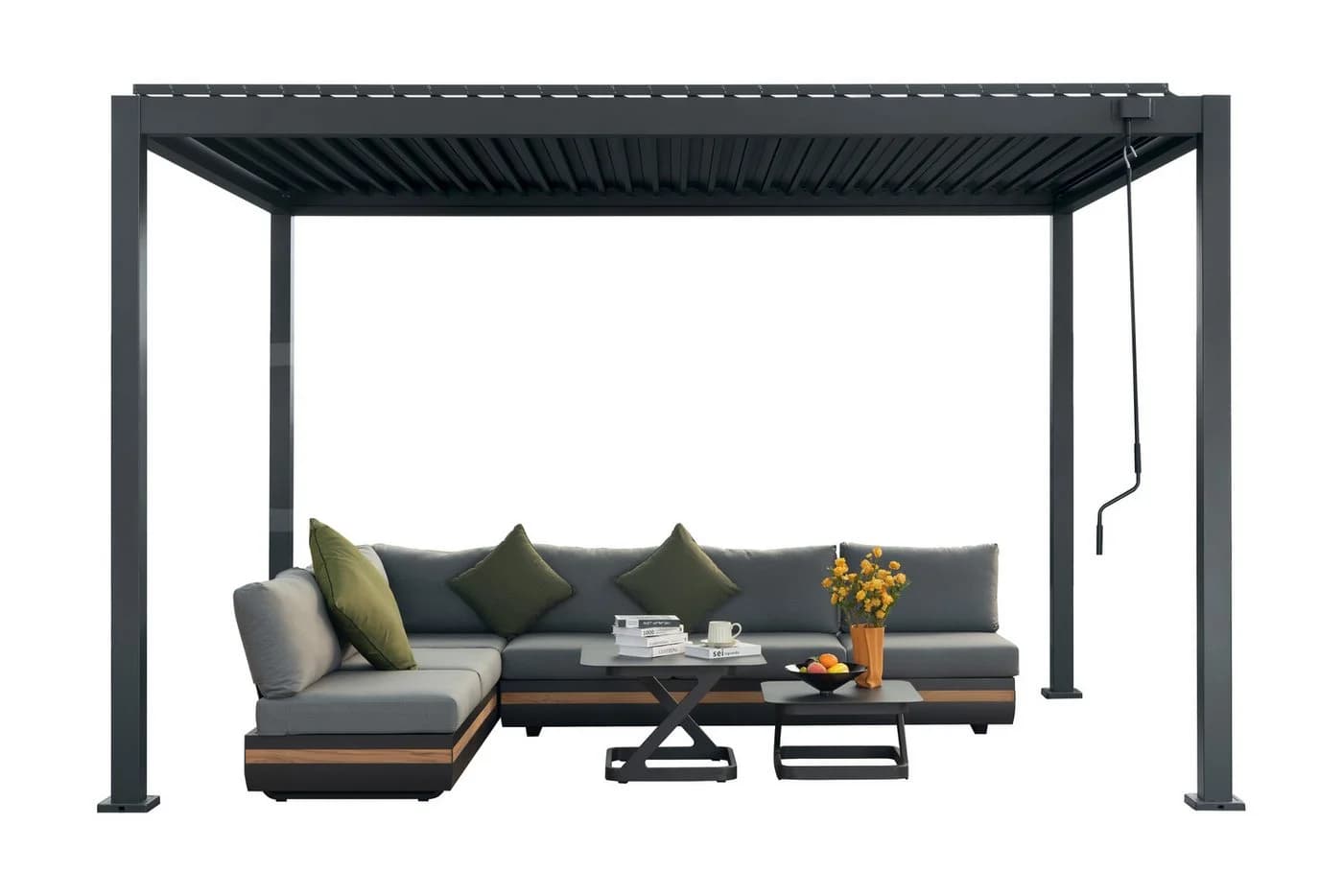 Pavillon KONIFERA "Lucida Premium" Anthrazit Aluminium - Bild 3