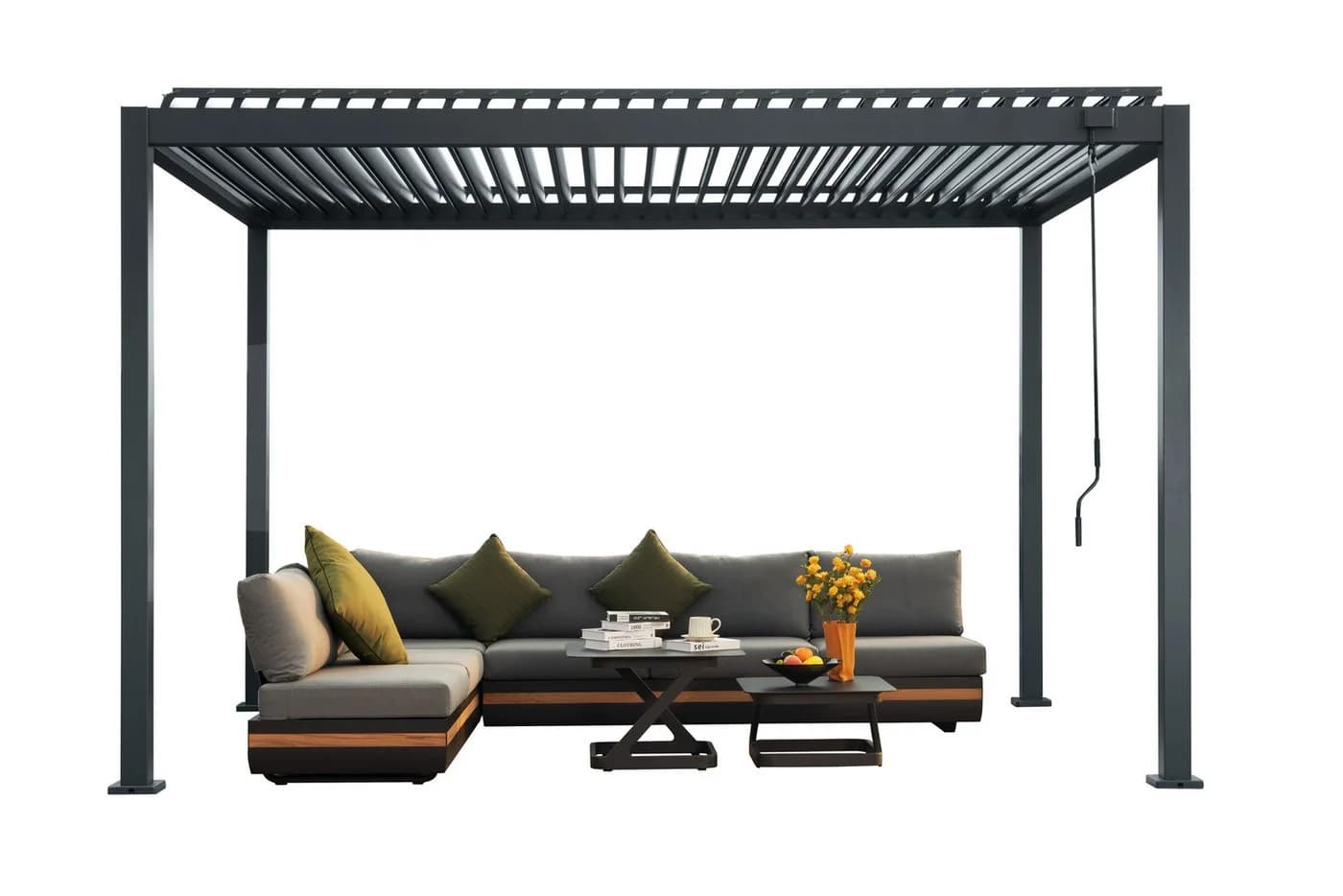 Pavillon KONIFERA "Lucida Premium" Anthrazit Aluminium - Bild 4