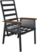 Garten-Essgruppe KONIFERA "Edessa Komfort" Dunkelgrau Aluminium 4 Sessel 1 Tisch Bild 4