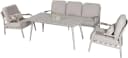Gartenlounge-Set KONIFERA "Fernando" Beige Aluminium Wicker/Kunststoffgeflecht Bild 1