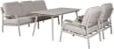 Gartenlounge-Set KONIFERA "Fernando" Beige Aluminium Wicker/Kunststoffgeflecht Bild 3