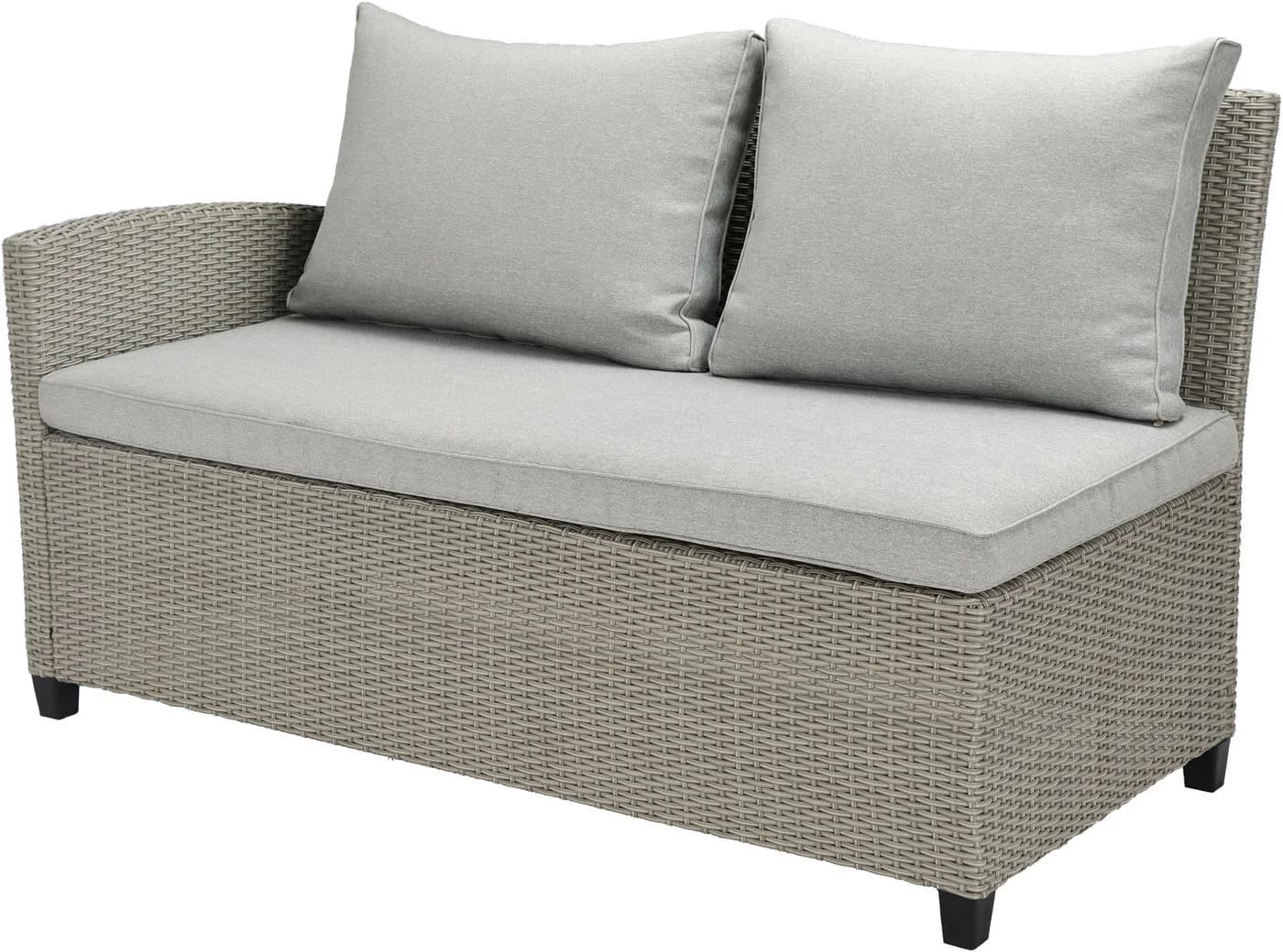 Gartenlounge-Set KONIFERA Keros Premium XL Polyrattan Stahl - Bild 4