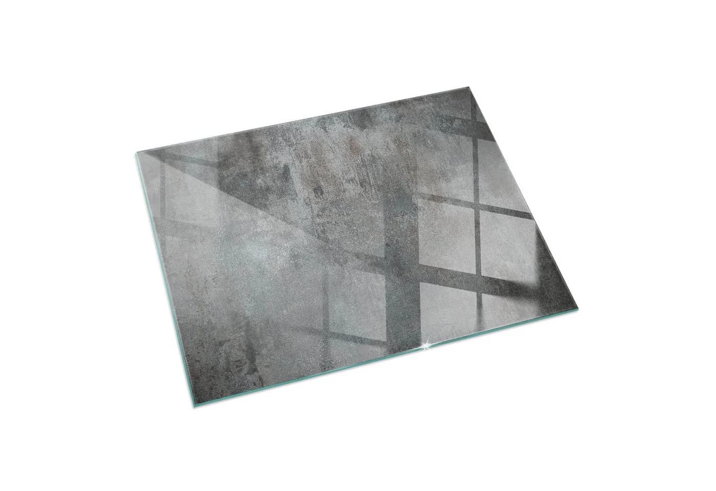 Tulup Bodenschutzplatte Grau Rohbeton Gehärtetes Glas - Bild 2