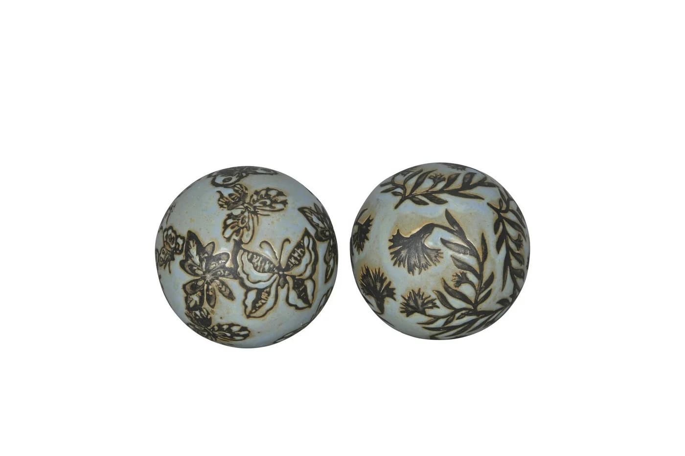 finehomegarden Schwimmkugeln Porzellan Set 3 Größen Hellblau - Bild 2
