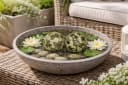 finehomegarden Schwimmkugel Set hellgrün Porzellan mit Blütenmuster Bild 1