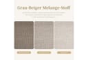 MODFU Gartenlounge-Set 2-Sitzer Industrie-Stil Grau Beige Bild 3