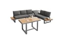 REDOM Gartenlounge-Set 5-fach verstellbare Rückenlehne Schwarz/Grau Bild 2