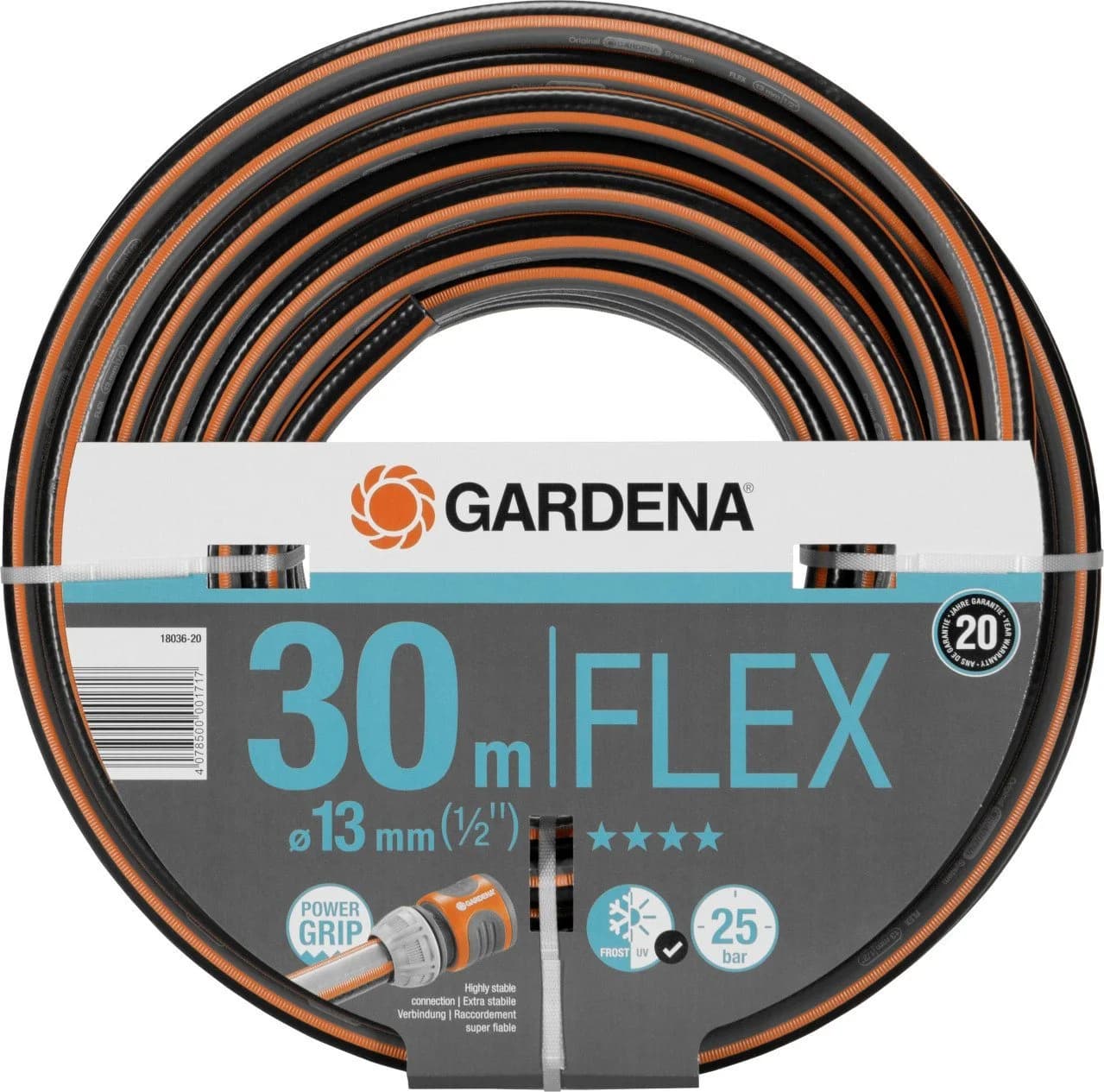 GARDENA FLEX Gartenschlauch 30m Schwarz/Orange - Bild 3