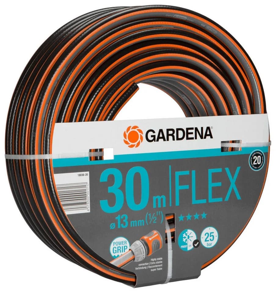 GARDENA FLEX Gartenschlauch 30m Schwarz/Orange - Bild 4